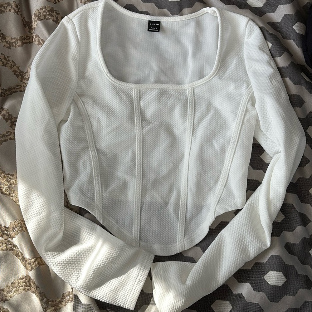Shein cropped long sleeve